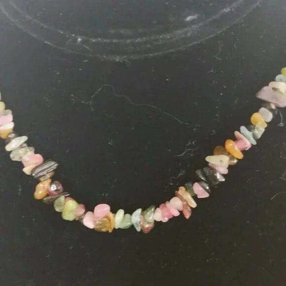 Multi Natural Stones Necklace - Picture 1 of 3